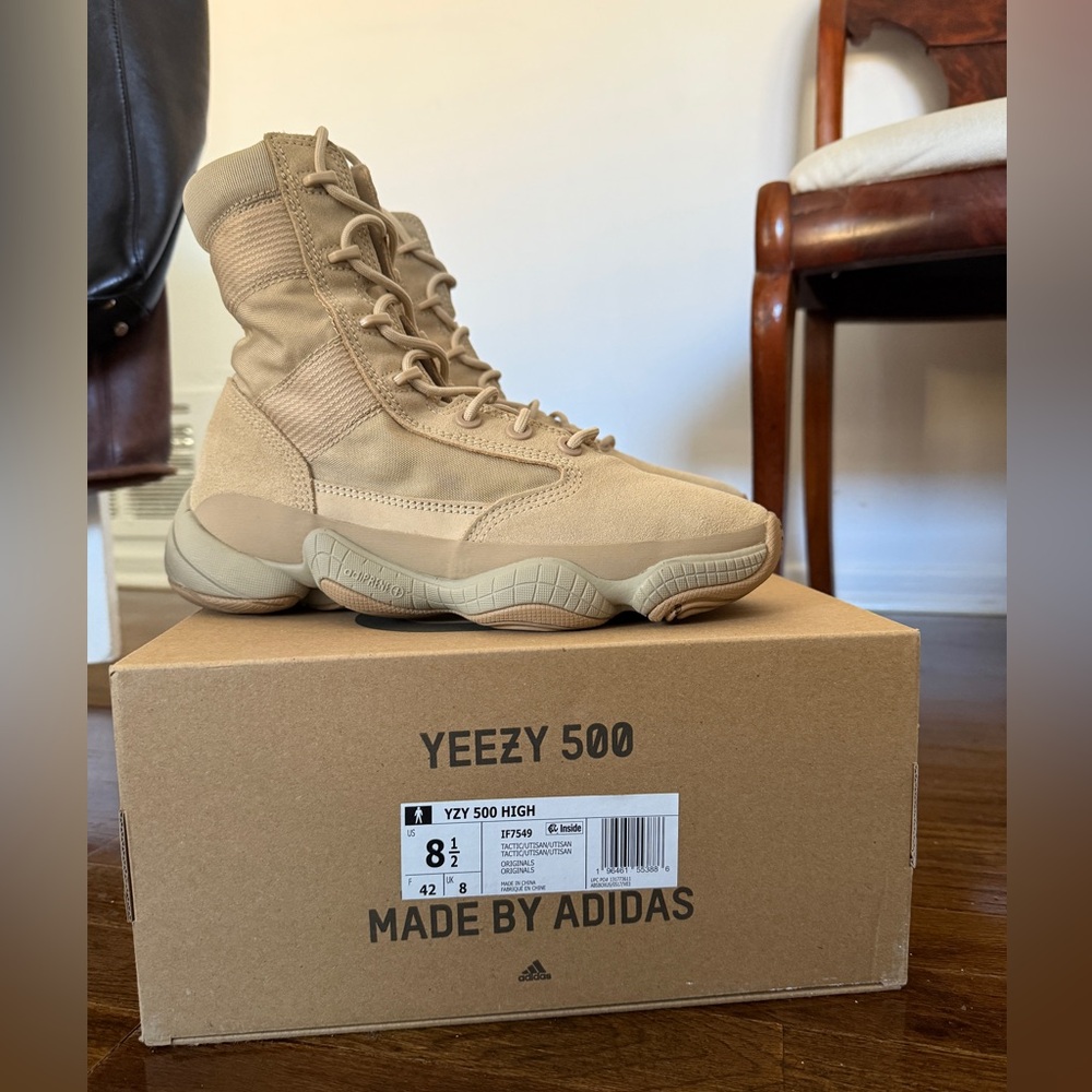 Men's Adidas Yeezy 500 High Tactical Boot Tan